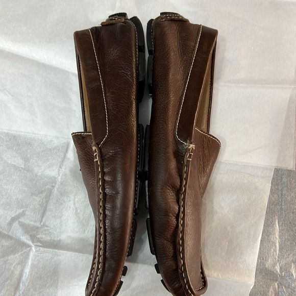 Giorgio Brutini Le Glove Dark Brown Slip-on Leather Loafers Size 11M - Picture 6 of 9